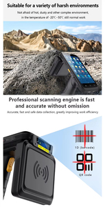 Edoo M83 <span class=keywords><strong>Android</strong></span> cầm tay PDA UHF tag & <span class=keywords><strong>RFID</strong></span> Reader 15m Máy quét mã vạch với các sản phẩm Chứng Khoán - Product Image 4