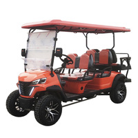 Voiturette de golf électrique 3-4 places avec moteur AC 5KW, buggy utilitaire personnalisé ODM d'usine