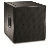 Caisson de basses passif 1x18 pouces, réseau linéaire, stéréo 800w, Design de boîte à son inversé