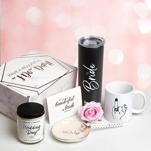 Regalos de Compromiso para Ella, Regalos de Boda con Vasos de Acero Inoxidable, Velas Aromáticas para la Novia, Set de Regalo para Despedida de Soltera - Product Image 4