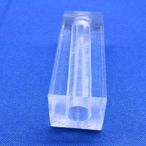 Tige en acrylique transparente avec trou fileté central, tige en PMMA de 20-35 mm de diamètre, longueur de 2000 mm, certifiée ROHS pour la décoration et l'éclairage - Product Image 4