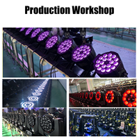 Luz LED Par RGB 3 en 1 de 54x3W, de Aluminio, DMX512, IP20, Activación por Sonido, para Fiestas, Bares, Bodas, DJ, Discotecas, Escenarios, Precio de Fábrica