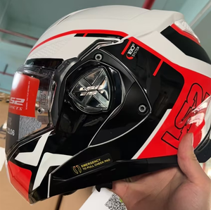 LS2 FF901 ADVANTX Karbon Fiber Çift Siperlikli Erkek Motosiklet Tam Yüz Kaskı İğne Kilidi Yeni Casco Motosiklet Sürüş Kaskı - Product Image 1