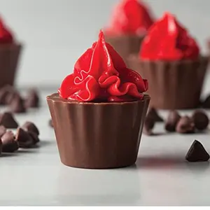 Vente flash : Accessoires de pâtisserie rectangulaires, moule à chocolat, moule à dessert, outils de cuisine, moules en silicone mini-tasses - Product Image 5