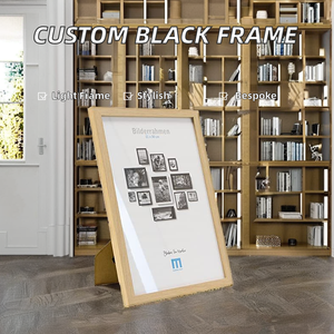 Tùy chỉnh tự nhiên MDF gỗ khung ảnh UV in kính vuông cho Trang chủ trang trí <span class=keywords><strong>4x6</strong></span> 5x7 8x10 9x12 A4 A3 11x14 12x16 A2 - Product Image 2