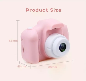 Sıcak Noel Hediyesi Oyuncak 2.0 İnç Ekran Renkli Video Kamera HD 720P <span class=keywords><strong>Mini</strong></span> Çocuk Kamerası CMOS Sensör Sabit Odaklı Plastik Gövdeli - Product Image 3