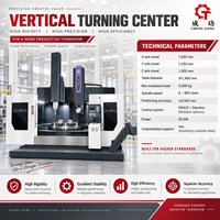 Machine-outil CNC de tournage vertical, double colonne, table rotative, changeur d'outils à broche, US EU, tour vertical CNC
