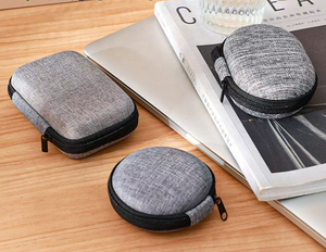 אחסון לאוזניות EVA, צבע ניתן להתאמה אישית, גודל ניתן להתאמה אישית, עמיד למים, עמיד בפני זעזועים, עמיד לאבק, ידידותי לסביבה, לנסיעות ולקמפינג, לוגו בהתאמה אישית - Product Image 3