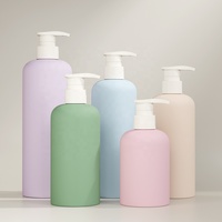 Flacon de lavage corporel en plastique PET de 550ml Bouteille de lotion pour bébé de 300ml Conteneur de gel douche et de soin des cheveux de 400ml Bouteilles de shampooing de 450ml 800ml