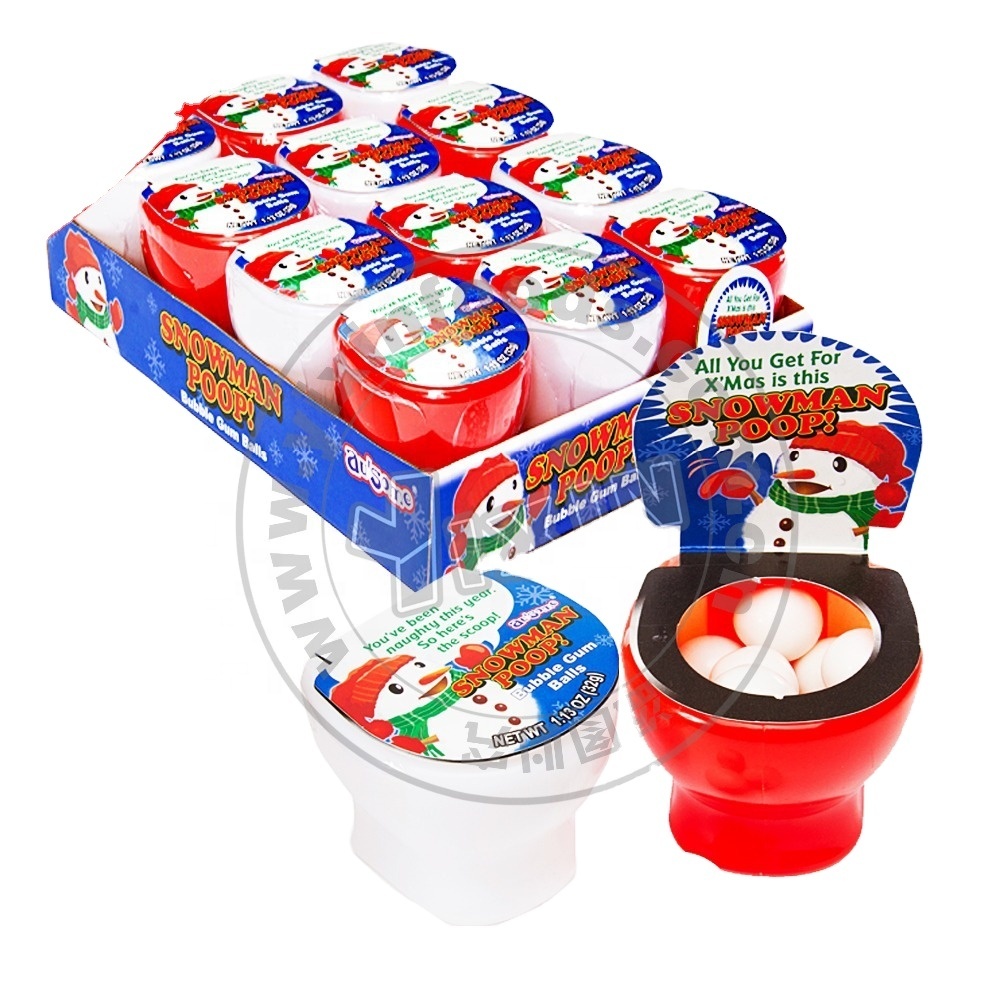 Fruit flavor sweet snow ball chicle bubble gum