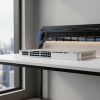 Bon prix, nouveau commutateur réseau 9300l 48p Full Poe C9300l-48pf-4x-e