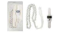 Sxh5136 En Stock cadeaux islamiques Tasbih En Plastique Multicolore Chapelet Doigt Compteur Boussole de Gros Ramadan Cadeau Ensemble