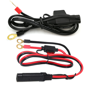 Solution de faisceau de câblage personnalisée Câble d'alimentation 2 broches Connecteur à déconnexion rapide Sae Prise 12v <span class=keywords><strong>Extension</strong></span> d'alimentation de charge de batterie fusionnée - Product Image 4
