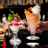 IJscoupe, dessertbeker, restaurantkom, fruitsapglas, melktheekop, milkshakebeker, koude drank, cocktailbeker voor thuis- en cafégebruik