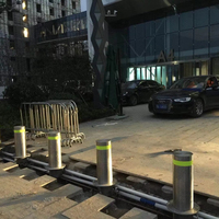 219 mm Anti-Collision Roadblock Post Car Parking Bollard Prix Rétractable Automatique Rising Hydraulique Bollard
