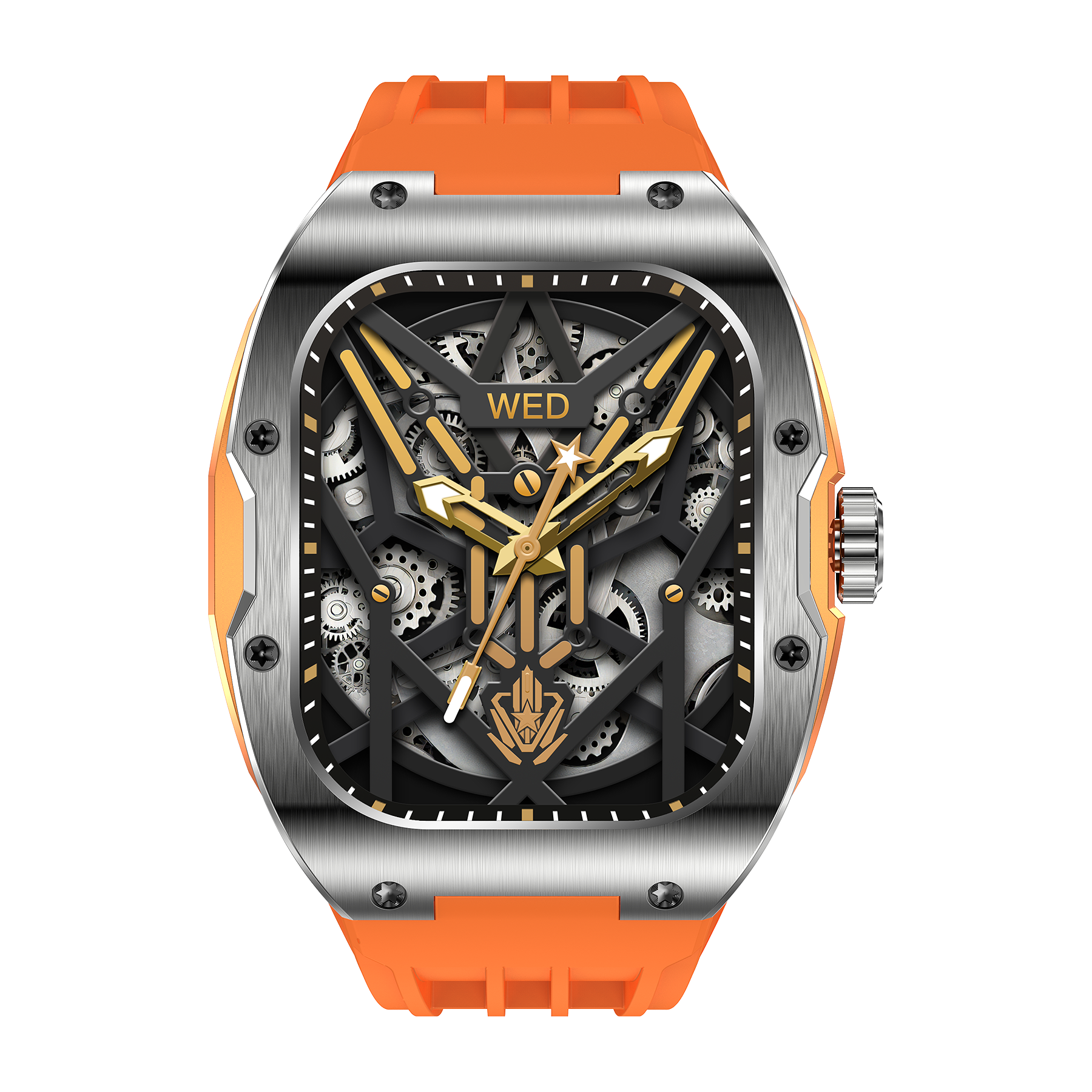 Orange + Silver