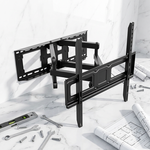 Secure Stable Home Theater 32-65 Inch 45kg Loading VESA 400 400 Full Motion Tilt Swivel Safety Steel <strong>TV</strong> <strong>Wall</strong> Mount <strong>Bracket</strong> - Product Image 1