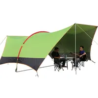 Toptan anti ultraviyole yağmur gölge çadırı açık kamp çadırı ultra hafif sahası gölgelik tente basit çadır