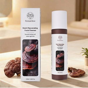 Limpiador <span class=keywords><strong>Facial</strong></span> Fermentado de Reishi, Desintoxica los Poros, Elimina Impurezas, Equilibra el Sebo, Revitaliza la Piel Opaca, Restaura la Apariencia Suave, Lavado <span class=keywords><strong>Facial</strong></span> - Product Image 1