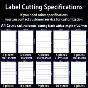 Papel de Etiquetas Autoadhesivas Impermeables de 8.5"x11" Brillante/Mate, Etiquetas de <span class=keywords><strong>Vinilo</strong></span> A4 Personalizadas <span class=keywords><strong>en</strong></span> <span class=keywords><strong>Blanco</strong></span> para Impresoras de Inyección de Tinta y Códigos de Barras - Product Image 5