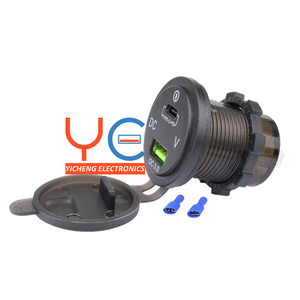 Bộ Sạc Xe Hơi Đa Năng A39 12V 24V QC3.0 + Bộ Sạc USB Type C PD Có Vôn Kế - Product Image 1