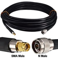 Fournisseur ventes directes mâle N à mâle Sma 5M Lmr 400 temps de câble coaxial pour amplificateur de signal mobile