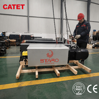 Palans électriques industriels de 10 tonnes, CE ISO M5, câble métallique galvanisé, palan à commande à distance sans fil