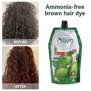 Gel Tinte Capilar Reparador de Olivas con Fórmula Natural Herbal Orgánica para Limpieza del Cuero Cabelludo, para Hombres y Mujeres, Venta al por Mayor - Product Image 6