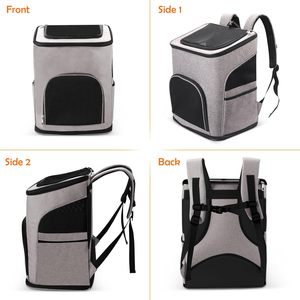 Factory Cat Travel Carrier Pets' <b>Backpacks</b> Bag Carrying Dog Carrier <b>Backpack</b> for <b>Small</b> Dogs Pet Carrier <b>Backpack</b> Pets' <b>Backpack</b> - Product Image 4