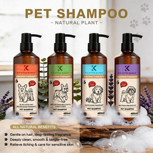 Shampoo pour chiens à base d'ingrédients naturels, marque privée, soin des poils blancs et des peaux sensibles, traitement contre les puces et les tiques - Product Image 6