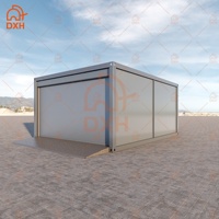 Abri de Jardin, Garage ou Hangar Conteneur Préfabriqué DXH d'Usine sur Mesure pour Extérieur avec Porte à Rouleaux