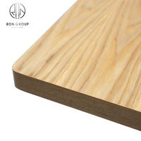Ensemble de table et chaises de café modernes pour restaurant commercial, ensemble de meubles de table de café en bois