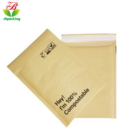 Enveloppes d'expédition personnalisées en kraft, pochettes d'expédition nude, pochettes Jiffy en polyéthylène, 100% compostables, biodégradables, sacs à bulles pour envoi postal