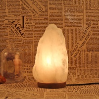High Quality Pure White Himalayan Salt Crystal Lamps Home Decorative Rough Hill Shape for Yoga Practice