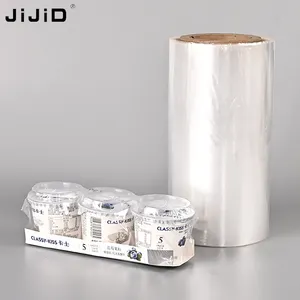 Jijid pof nhiệt thu nhỏ túi thay thế PE và PVC/pof lớp duy nhất thu nhỏ phim ảnh cho hộp thu nhỏ bọc