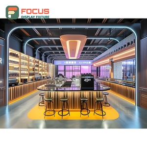 ตู้โชว์ร้านกาแฟมืออาชีพ ตู้โชว์ไม้ลามิเนตสำหรับร้านค้าปลีก ตู้โชว์ร้านกาแฟเชิงพาณิชย์ - Product Image 6