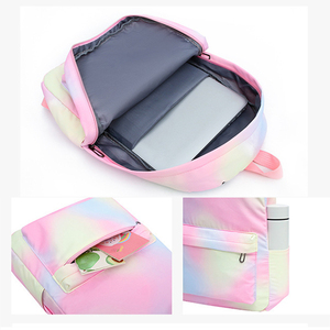 Ensemble de sac à dos personnalisé Sac à dos scolaire Logo personnalisé Sac à dos pour fille Ensemble de sac à dos scolaire Sac à dos glacière à déjeuner Trousse à crayons - Product Image 2