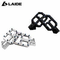 Repose-pieds larges antidérapants en aluminium CNC avec logo laser pour Talaria XXX X3 MX3 MX4, pièces de mise à niveau pour moto électrique tout-terrain