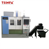 Fresadora CNC VMC640 de 3 Ejes de Alta Velocidad en Estado Nuevo, Centro de Mecanizado Vertical Automático, Sistema de Control GSK, BT40