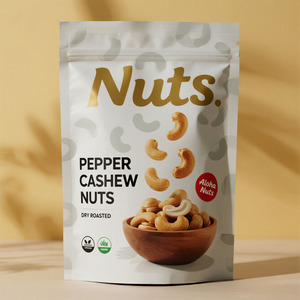 Sachets Doypack refermables pour aliments secs, amandes, noix, snacks, fruits lyophilisés et bonbons, OEM - Product Image 3