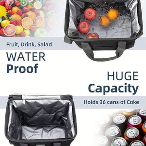 30 Cans Insulated Soft Cooler Bag Large Beach Cooler with Removable Shoulder Strap Portable Cooler Bag for Camping - Product Image 3