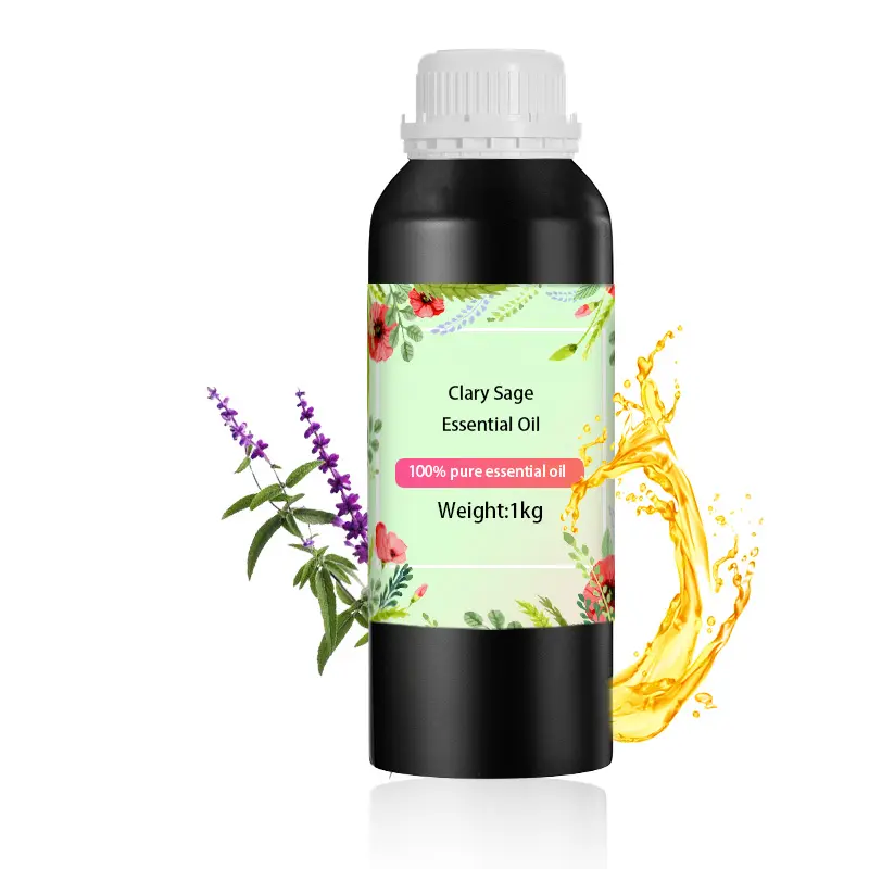 Bio-Natur-Deodorant Großhandel individualisierte Privatmarke Clary Sage Ätherisches Öl für Dusche Hautpflege Auto-Erfrischer Diffusor