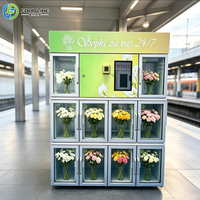 Distributeur automatique de fleurs intelligent avec système de refroidissement, distributeur floral en libre-service pour centres commerciaux et rues