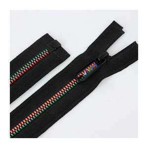 Haute Qualité 5 #   <span class=keywords><strong>Fermeture</strong></span> éclair coulissante à glissière auto-bloquante en résine arc-en-ciel, écologique, à extrémité ouverte, <span class=keywords><strong>pour</strong></span> sacs, vêtements, textiles de maison, chaussures, personnalisable - Product Image 5