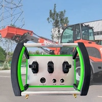 Control Remoto para Grúa, Material Plástico, 3 Palancas de Mando, Control Remoto Inalámbrico para Grúa, Alcance de 500 m, Motores Hidráulicos