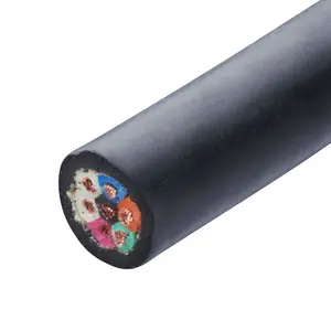 Cable portátil de cobre trenzado tipo SJOOW (300 V) Cable de goma portátil de alimentación