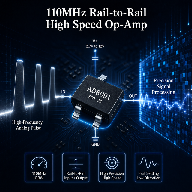 AD8007ARZ Operational Amplifier-Instrumentation Application Standard Series