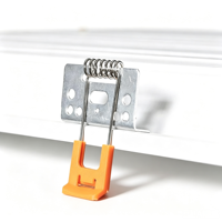 Clip à ressort de torsion en métal pour downlight LED, support de fixation pour plafonnier encastré, accessoire d'éclairage avec embout en plastique