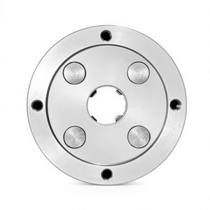Mandril de cuatro mordazas K72-320/D8 para torno, 95 mm, métrico, de hierro fundido, mordazas de doble propósito para torno - Product Image 5