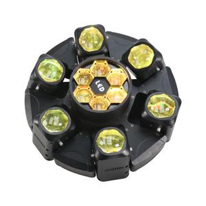 Venta Directa de Luz Móvil de 6 Ojos Tipo Abeja DMX512 RGBW para Escenario con 6 Brazos - Product Image 4